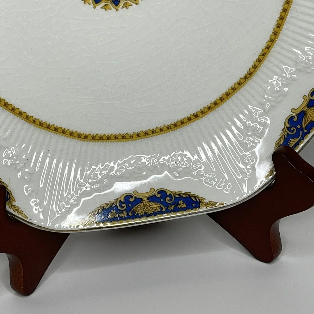 Antique J & G Meakin Dinner Plate Platter‎ England 391413 Crazing